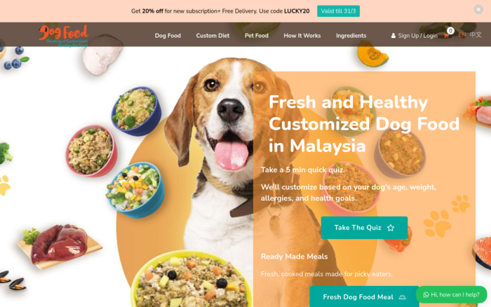 DogFood – King of Fresh Pet Food & Customized Dog Food in Malaysia